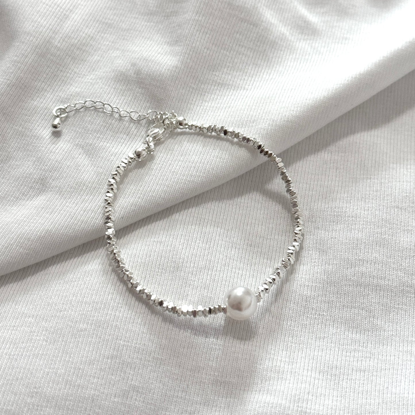 Sterling Silver Bracelet｜Ladies Bracelet | Chunky Bracelet ｜Minimal Bracelet ｜Casual Bracelet